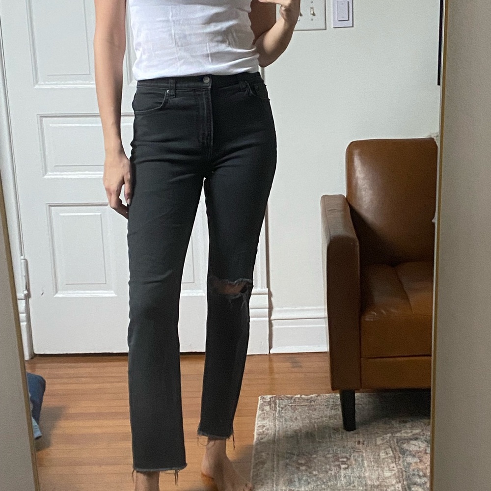 Reformation black jeans